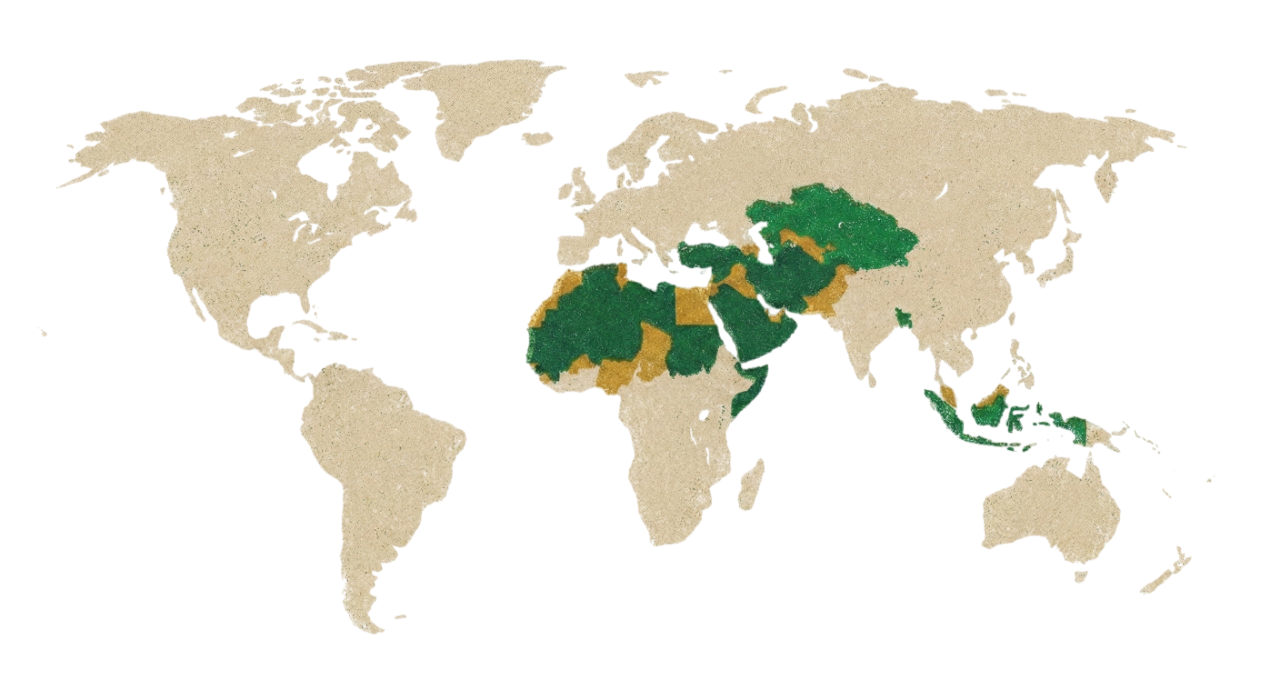 خريطة العالم الإسلامي